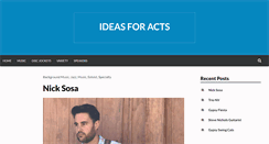 Desktop Screenshot of ideasforacts.com